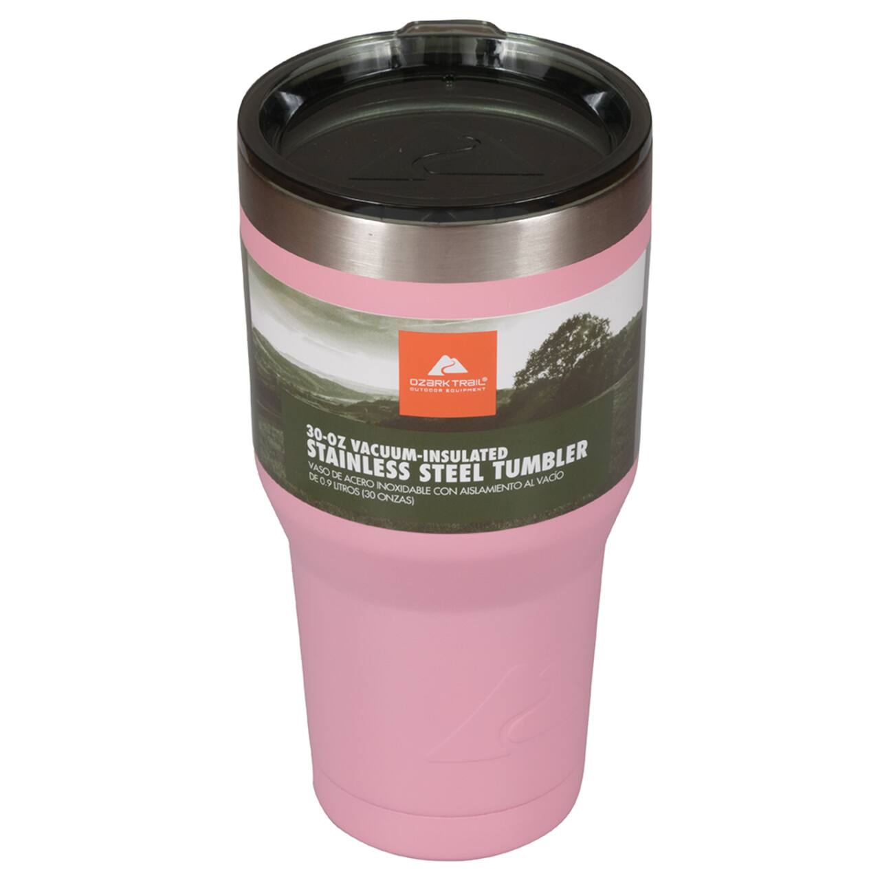 Ozark Trail® 30oz. Pink Vacuum-Insulated Stainless Steel Tumbler